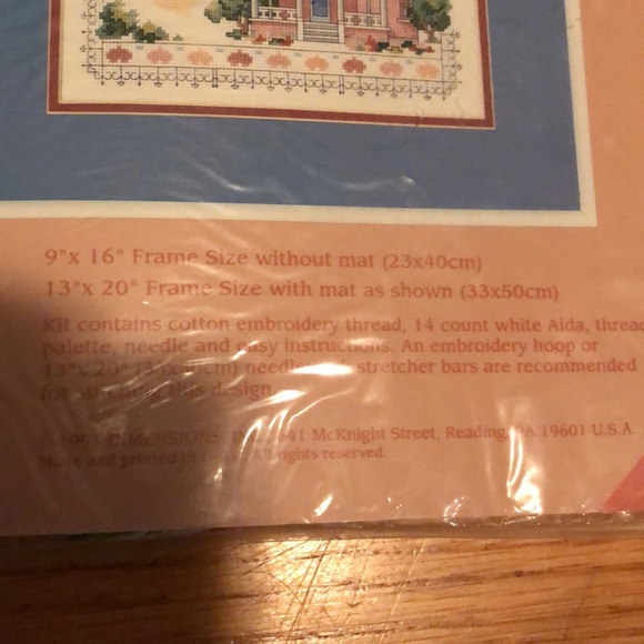 Vintage From the Heart - Our Home Is Your Home Counted Cross Stitch 1991 - Picture 4 of 4